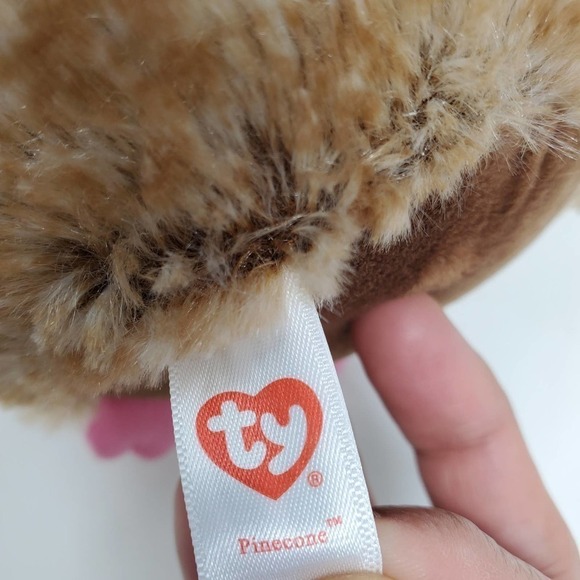 Ty Pinecone Tie Dyed Plush Stuffed Animal Hedgehog Toy 9 Inches 2018 - Picture 6 of 9